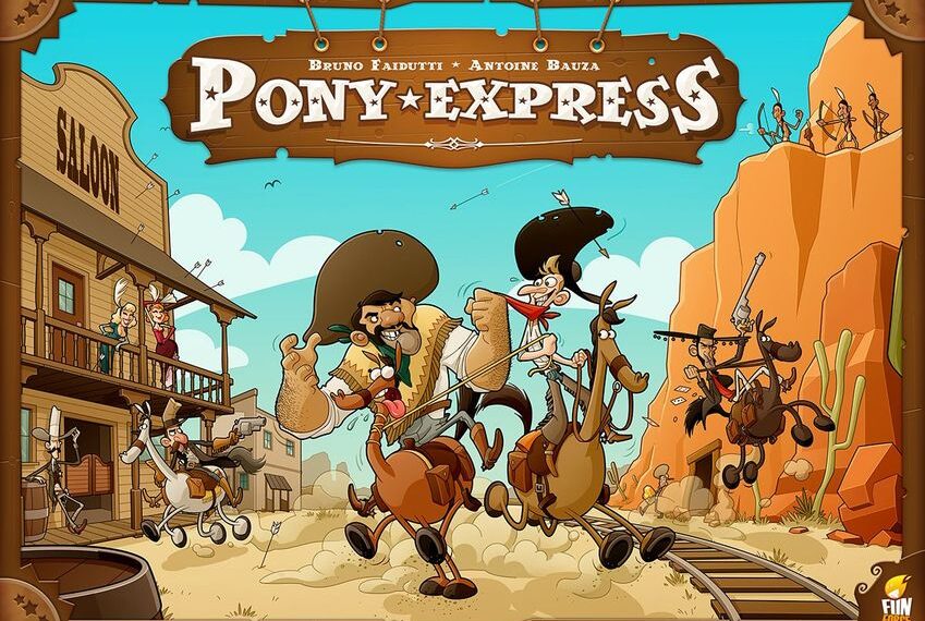 Pony Express (2009) Board Game