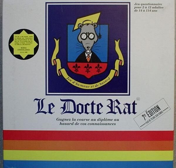 Le Docte Rat (1988) Board Game