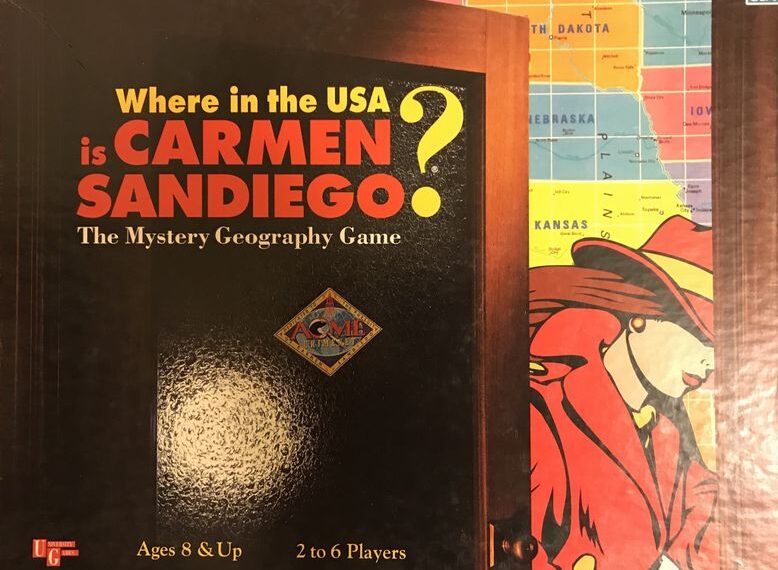 Where in the USA is Carmen Sandiego? (1993) Board Game