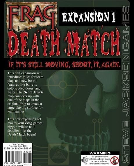 Frag: Death Match (2001) Board Game