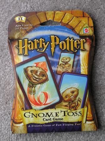 Harry Potter Gnome Toss Card Game (2001) Board Game