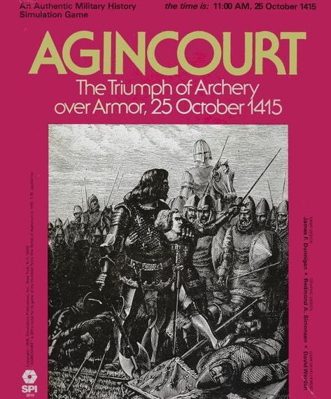 Agincourt: The Triumph of Archery over Armor, 1415 (1978) Board Game