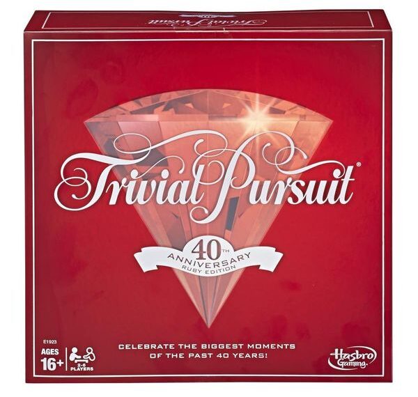Trivial Pursuit: 40th Anniversary Ruby Edition (2018) Board Game