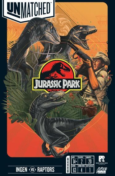 Unmatched: Jurassic Park – InGen vs Raptors (2020) Board Game