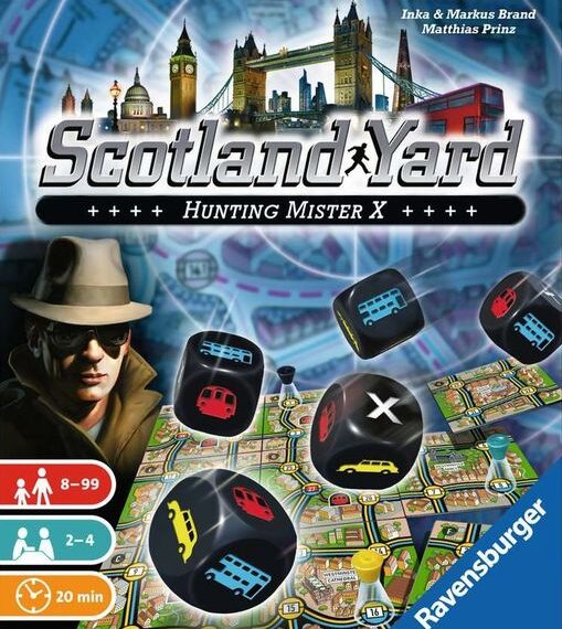 Scotland Yard: The Dice Game (2019) Board Game