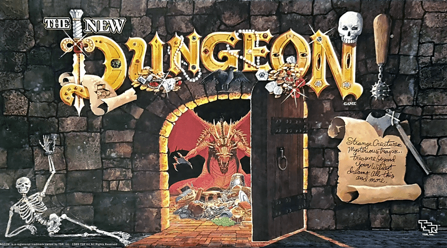 The New Dungeon! (1989) Board Game