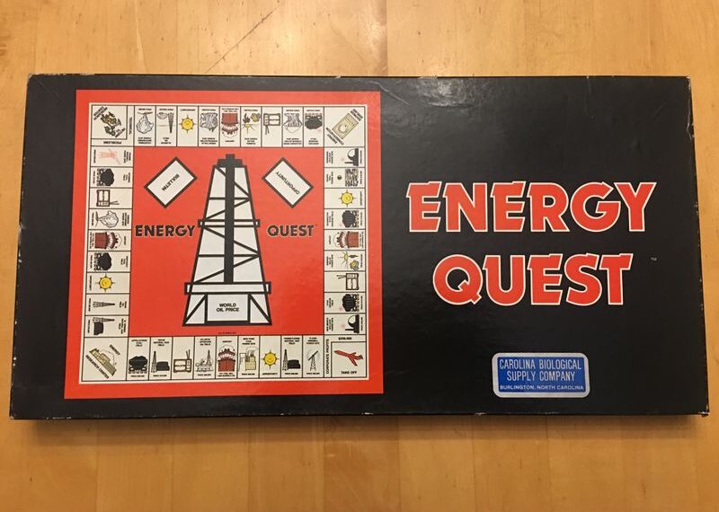 Energy Quest (1977) Board Game