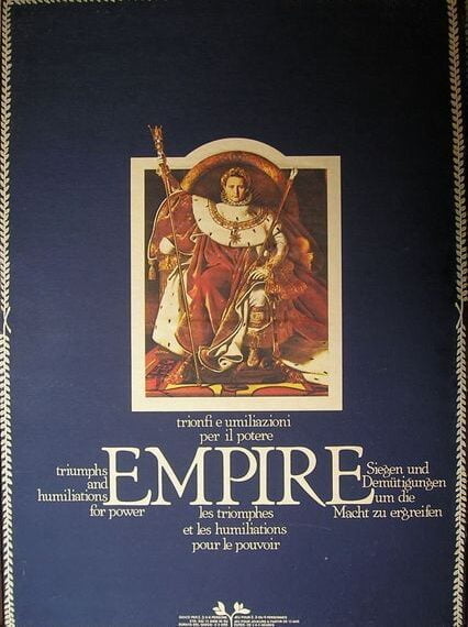 Empire: Triumphs and Humilations for Power (1979) Board Game