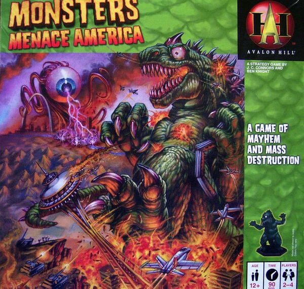 Monsters Menace America (2005) Board Game