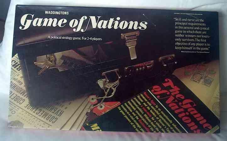 The Game of Nations (1973) Board Game