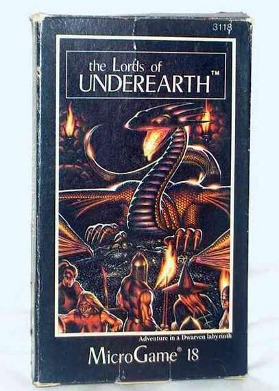 The Lords of Underearth (1981) Board Game