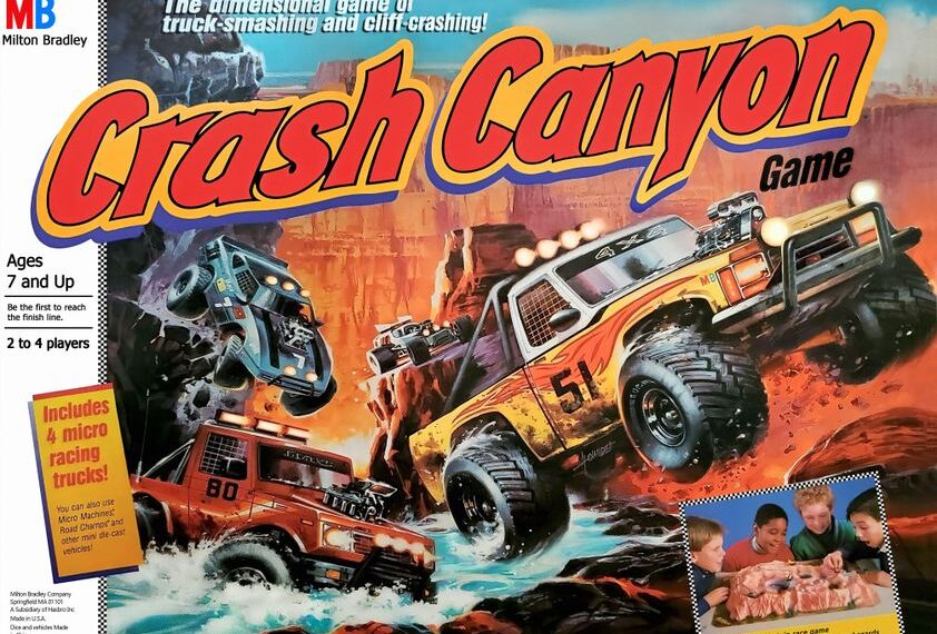 Crash Canyon (1989) Board Game