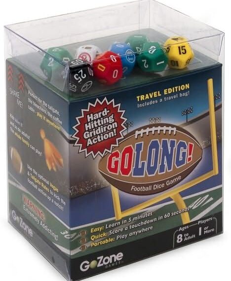 GoLong Football Dice Game (2008) Board Game