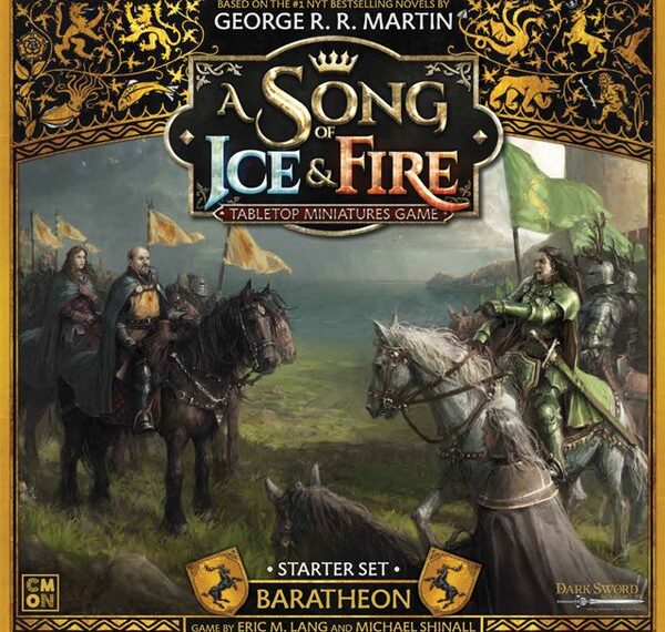 A Song of Ice & Fire: Tabletop Miniatures Game – Baratheon Starter Set (2019) Board…