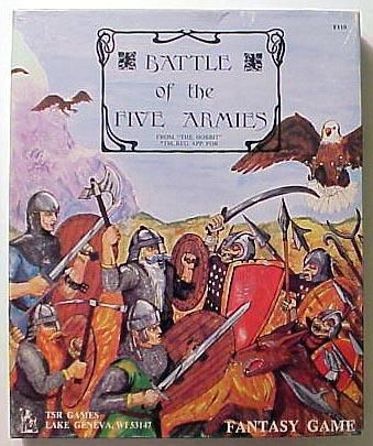 Battle of the Five Armies (1975) Board Game