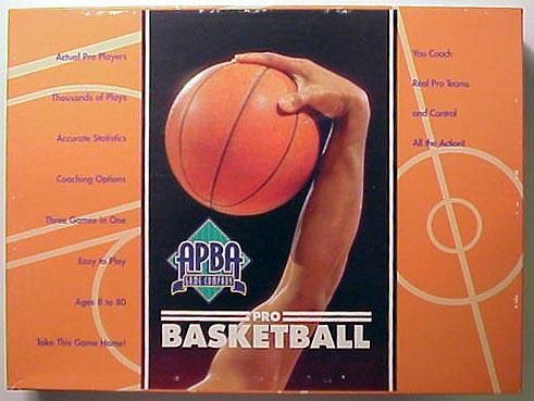 APBA Basketball (1965) Board Game