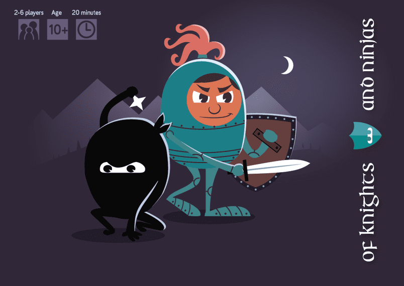 Of Knights and Ninjas (2020) Board Game