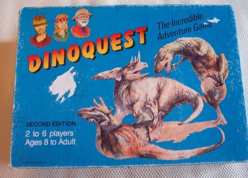 Dinoquest (1989) Board Game