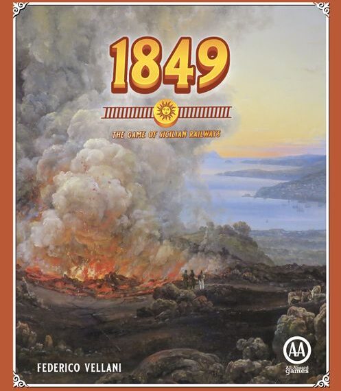 1849: The Game of Sicilian Railways (1998) Board Game