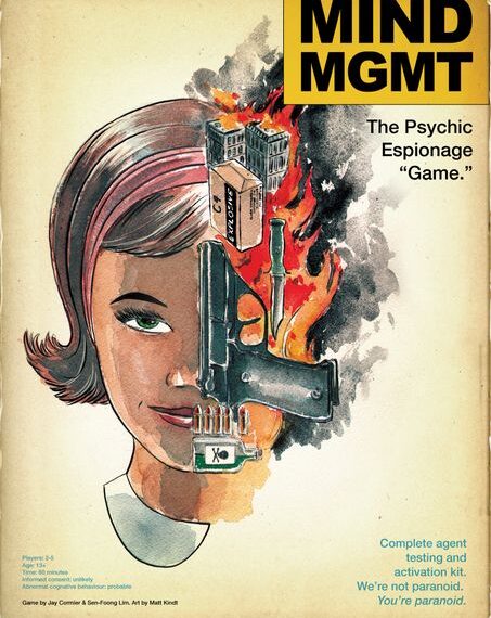 Mind MGMT: The Psychic Espionage “Game.” (2021) Board Game