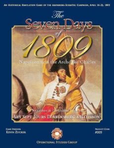 The Seven Days of 1809: Napoleon and the Archduke Charles (2004) Board Game