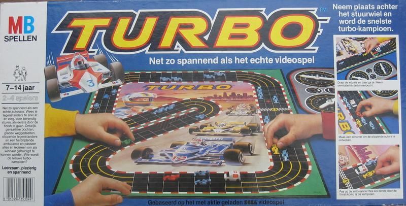 Turbo (1983) Board Game