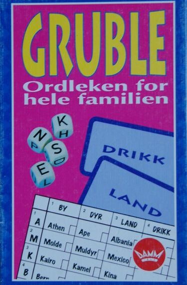 Gruble (1989) Board Game