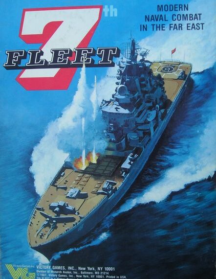 7th Fleet: Modern Naval Combat in the Far East (1987) Board Game