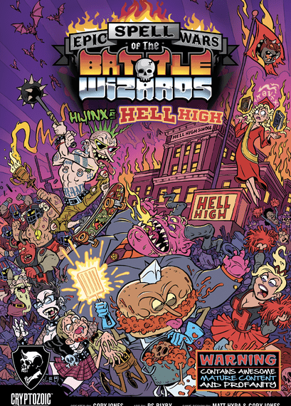 Epic Spell Wars of the Battle Wizards: Hijinx at Hell High (2020) Board Game
