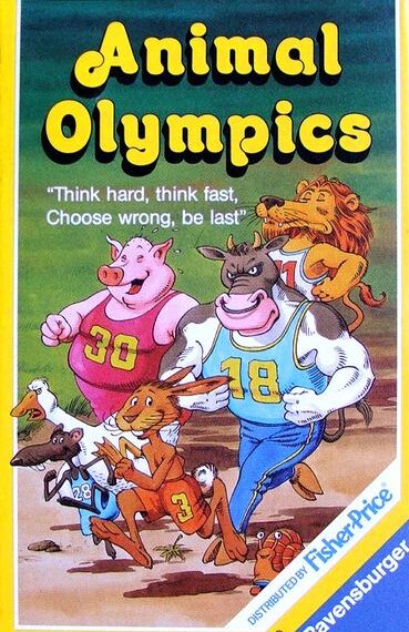 Animal Olympics (1989) Board Game