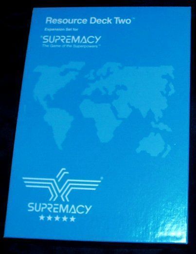 Supremacy: Resource Deck Two (1987) Board Game