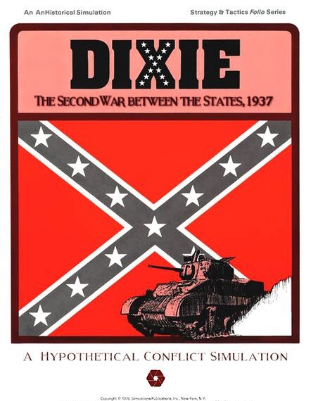 Dixie: The Second War Between the States (1976) Board Game
