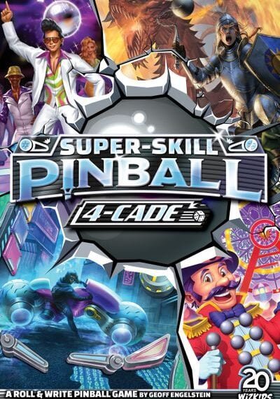 Super-Skill Pinball: 4-Cade (2020) Board Game