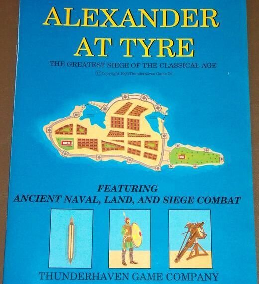 Alexander at Tyre (1993) Board Game