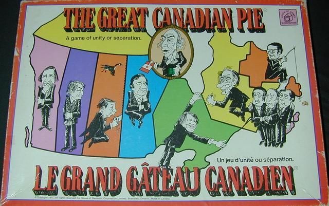 The Great Canadian Pie (1977) Board Game