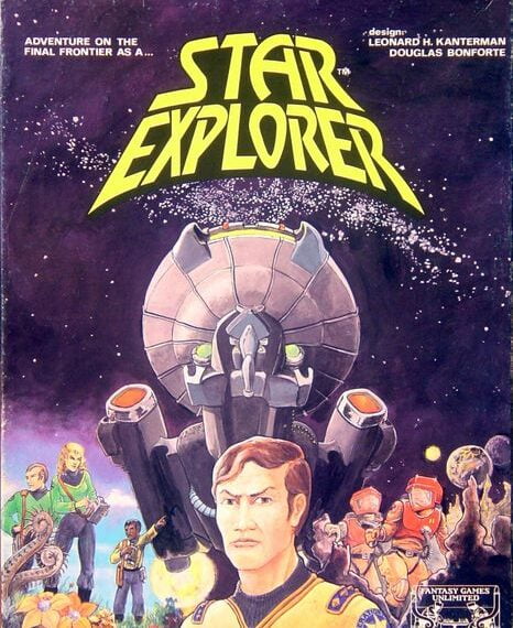 Star Explorer (1982) Board Game