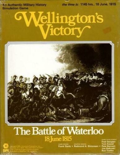 Wellington’s Victory: Battle of Waterloo Game – June 18th, 1815 (1976) Board Game