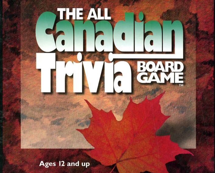 The All Canadian Trivia Board Game (1997) Board Game