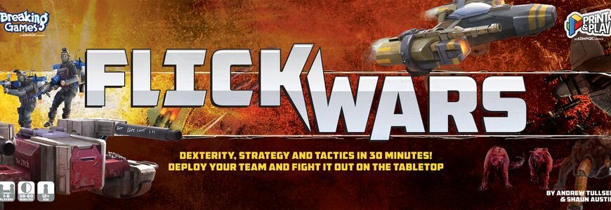 Flick Wars (2019) Board Game