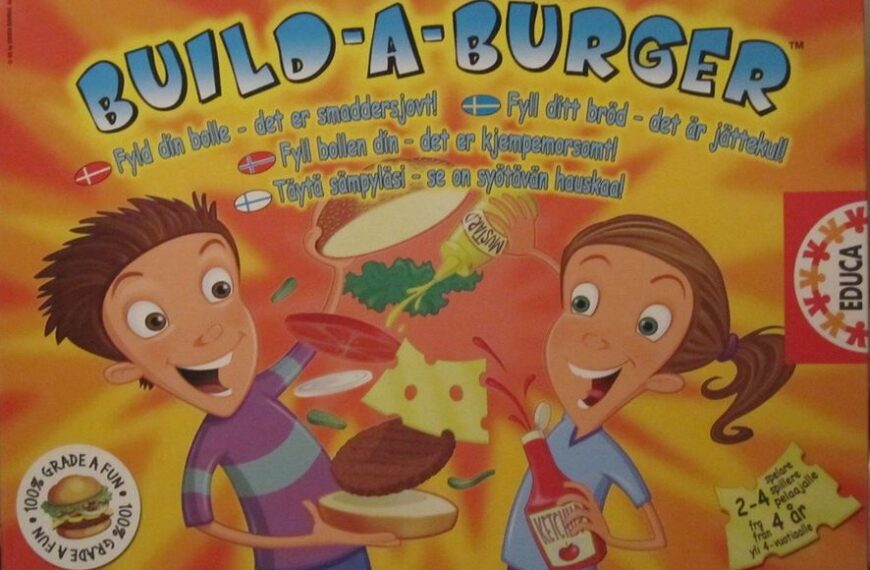Build-A-Burger Board Game