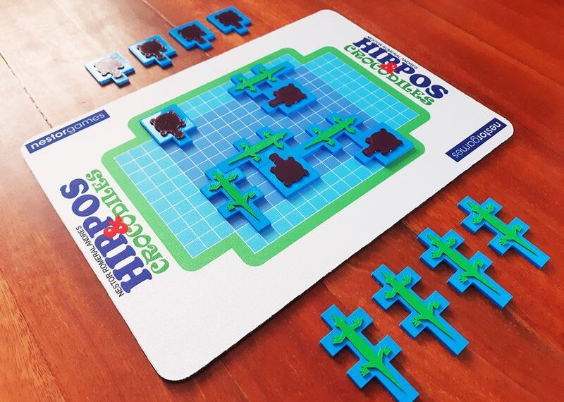 Hippos & Crocodiles (2009) Board Game