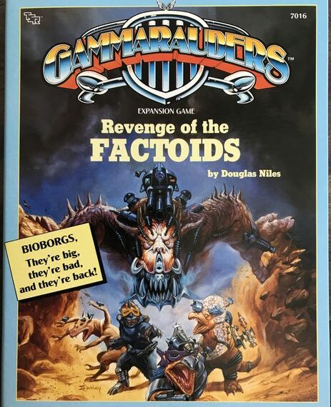 Gammarauders: Revenge of the Factoids (1989) Board Game