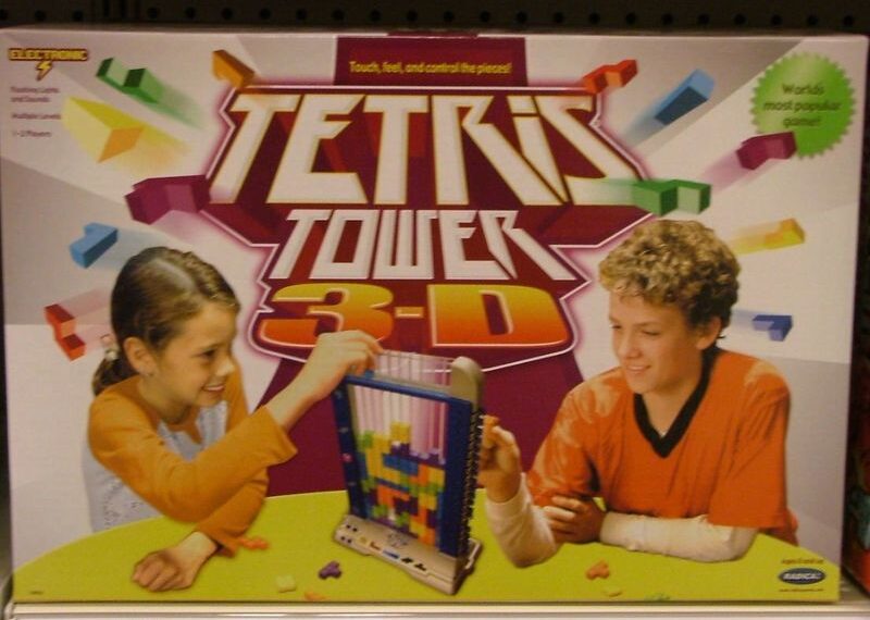 Tetris Tower 3D (2003) Board Game