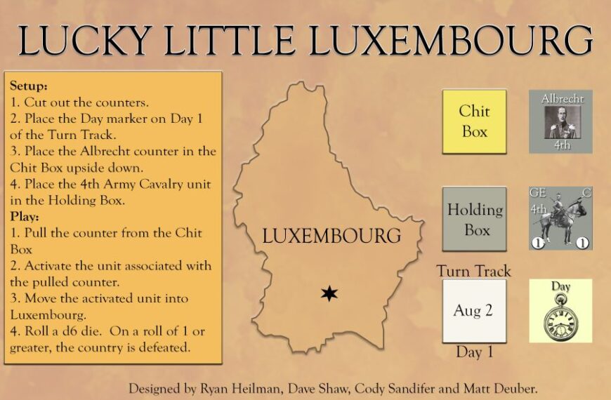 Lucky Little Luxembourg (2020) Board Game