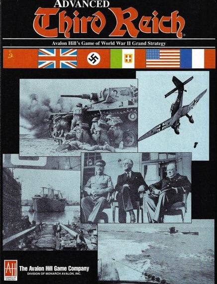 Advanced Third Reich (1992) Board Game
