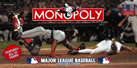 Monopoly: Major League Baseball (2004) Board Game