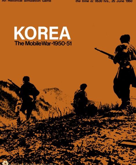 Korea: The Mobile War 1950-51 (1971) Board Game