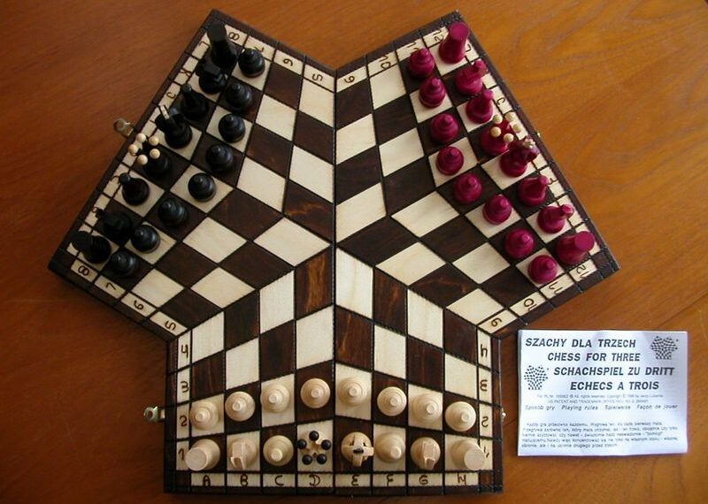 Chess for Three (1992) Board Game