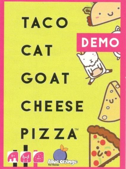 Taco Cat Goat Cheese Pizza: Demo deck (2020) Board Game