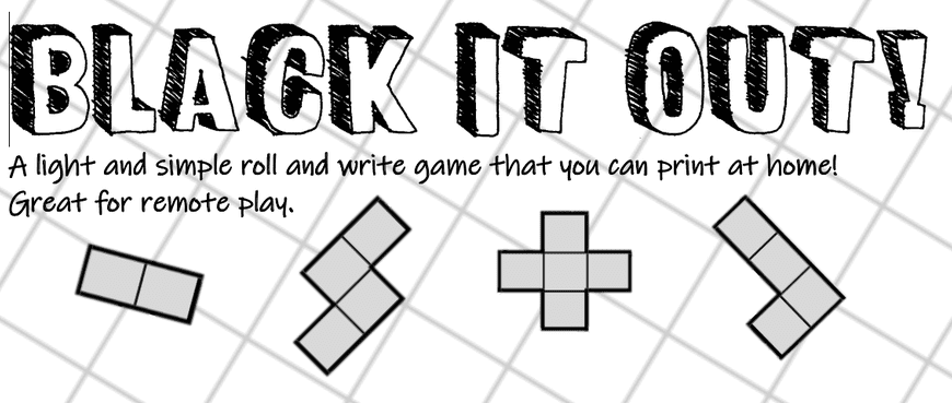 Black It Out (2020) Board Game